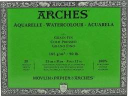 Aquarelblok 185 gram Grain Fine | Arches