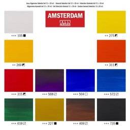 Amsterdam acrylverf set 12x20ml | Talens