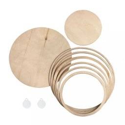 Houten ringenset klein 62911 | Rayher