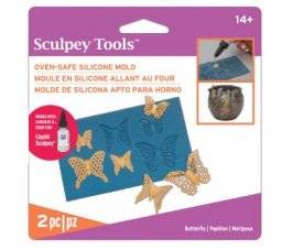 Silicone mold APM47 butterfly | Sculpey