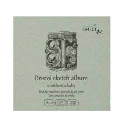 Mini bristol sketch blok 9x9 cm | Smlt