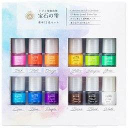 Jewel color set 12 basic colors | Padico