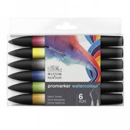 Promarker watercolour basic 6 | Winsor & newton