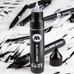 Blackiner set brush & refill | Molotow