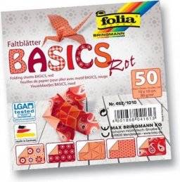 Vouwblaadjes basics rood 462 | Folia