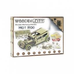 Bouwdoos hot rod | Wooden city