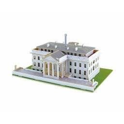 Houten 3D puzzel white house | Robotime