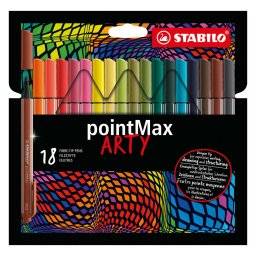 Point max set met 18 kleuren | Stabilo