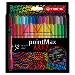 Point max set met 32 kleuren | Stabilo