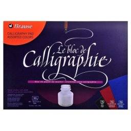 Calligraphy pad assorted colors | Brause