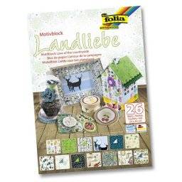 Papierblok motief landliebe | Folia