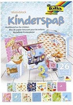 Papierblok mofief kinderspass | Folia