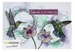 Clearstamp A5 3020 hummingbird | Craftemotions