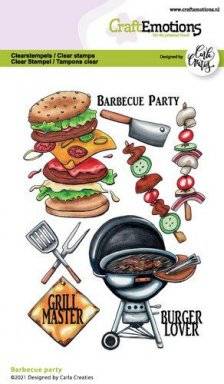 Clearstamp 1511 barbeque party | Craftemotions