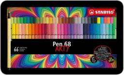 Pen 68 arty blik 66 kleuren 6866 | Stabilo