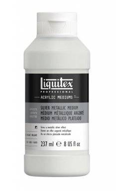 Silver metallic medium 237ml | Liquitex 
