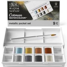 Cotman metallic pocketbox 390702 | Winsor & newton