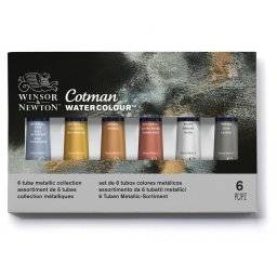 Cotman metallic tube set 0390703 | Winsor & newton