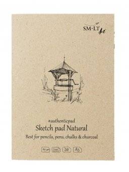 Sketch pad natural gelijmd A5 | Smlt