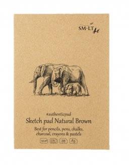 Sketch pad natural brown A5 | Smlt