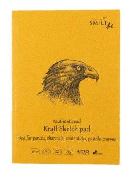 Kraft sketch pad gelijmd A5 | Smlt