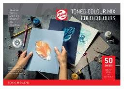 Toned paper blok cold colours A3 | Talens