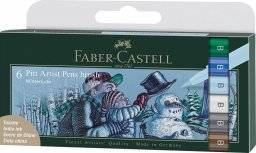 Pitt artist pen set 6 winterlude | Faber castell