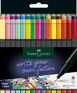 Grip finepen 30 kleuren | Faber castell