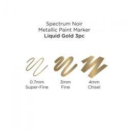 Paintmarker set gold | Spectrum noir