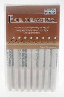 Set drawing pen 4600-8 brown | Marvy uchida 