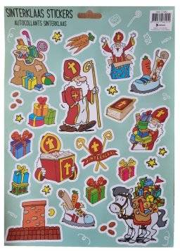 Stickervel sinterklaas A4 51062