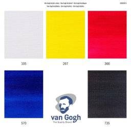 Gogh acrylverf mixing set 5x40ml | Talens