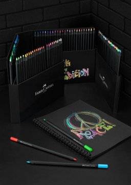 Black edition potloden set 100st | Faber castell