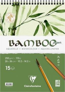 Bamboo blok spiraal staand | Clairefontaine