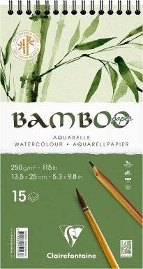 Bamboo blok spiraal staand | Clairefontaine