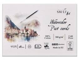 Watercolor postcard blok | Sml