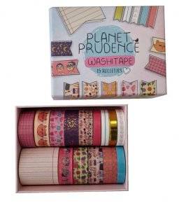 Doos washitape planet prudence | Mus creatief