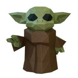 Papercraft 3D model baby yoda | Wizardi