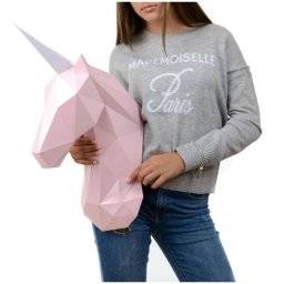 Papercraft 3D model unicorn | Wizardi