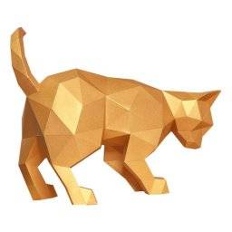 Papercraft 3D model kat | Wizardi