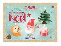 Kaarsen kneedset kerst 138203 | Graine creative