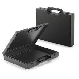 Kunststof koffer 26,9x37,6 zwart