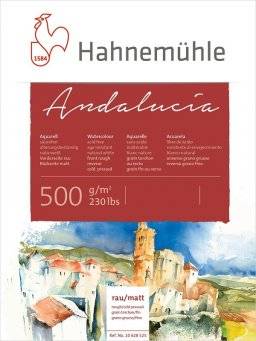 Aquarelpapier andalucia 500 gram | Hahnemuhle