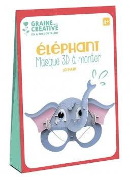 3D masker 231950 olifant | Graine creative 