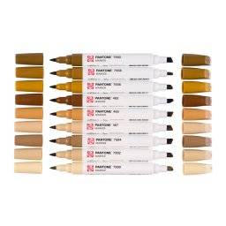 Pantone markerset 9 brown | Talens