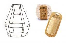 DIY hanglamp katoen/jute 950001 | Graine creative 