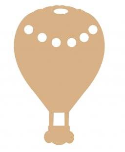  mdf ornament 126 luchtballon