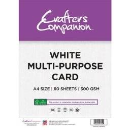 White multi purpose card A4 | Crafters companion