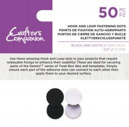 Klitteband dots black & white | Spectrum noir 