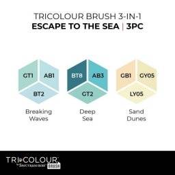 Tricolour set escape to sea | Spectrum noir 